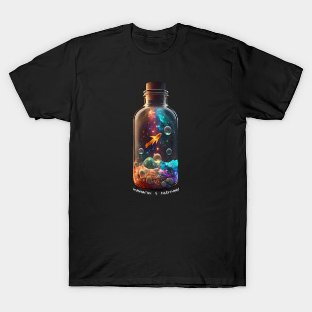 Universe in a Bottle T-Shirt by Urban Gypsy Designs